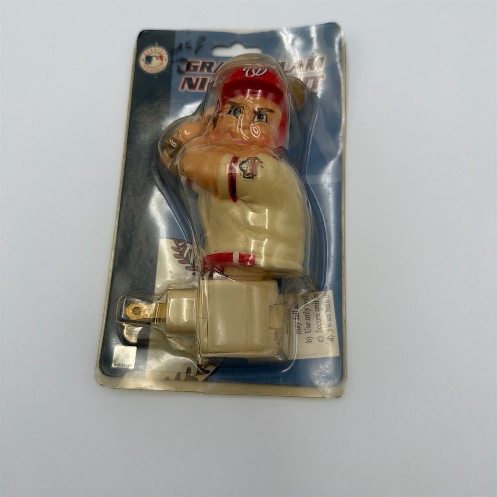 Washington‎ Nationals Grand Slam Plug-In Night Light MLB Licensed One Size